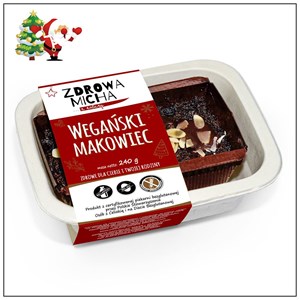 MAKOWIEC WEGAŃSKI BEZGLUTENOWY 200 g - ZDROWA MICHA (NA ZAMÓWIENIE - PRODUKT SEZONOWY)