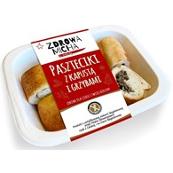 PASZTECIKI Z KAPUSTĄ I GRZYBAMI BEZGLUTENOWE 140 g - ZDROWA MICHA (NA ZAMÓWIENIE - PRODUKT SEZONOWY)