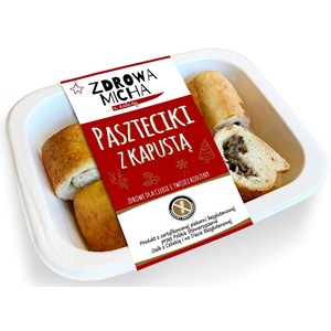PASZTECIKI Z KAPUSTĄ BEZGLUTENOWE 140 g - ZDROWA MICHA (NA ZAMÓWIENIE - PRODUKT SEZONOWY)