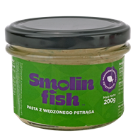 PASTA Z PSTRĄGA WĘDZONEGO BEZGLUTENOWA 200 g - SMOLIN FISH (NA ZAMÓWIENIE)