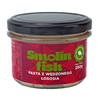PASTA Z ŁOSOSIA WĘDZONEGO BEZGLUTENOWA 200 g - SMOLIN FISH (NA ZAMÓWIENIE)