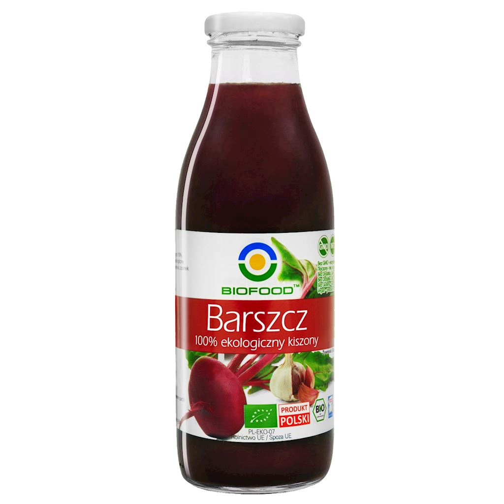 Barszcz z buraków kiszonych bezglutenowy bio 500 ml