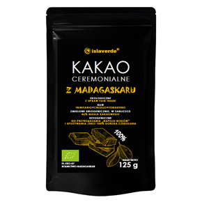 KAKAO CEREMONIALNE TABLICZKA BIO 125 g - ISLAVERDE (SEGURA)