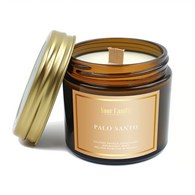 ŚWIECA SOJOWA ZAPACHOWA Z DREWNIANYM KNOTEM PALO SANTO 120 ml - YOUR CANDLE