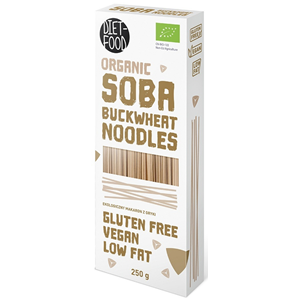 MAKARON (GRYCZANY) NOODLE SOBA BIO 250 g - DIET-FOOD
