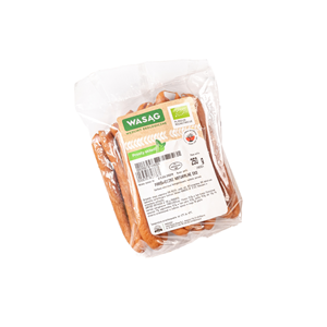 PARÓWKI NATURALNE BIO 250 g - WASĄG (NA ZAMÓWIENIE)