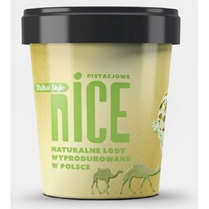 LODY PISTACJOWE W STYLU DUBAJSKIM 475 ml - NICE