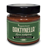 KREM KOKOS - DAKTYLE MEDJOOL - KAWA BEZGLUTENOWY BIO 190 g - ORGANICHOUSE (DAKTYNELLA)