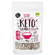 GRANOLA MALINA KETO BIO 200 g - DIET-FOOD