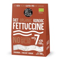MAKARON (KONJAC) FETTUCCINE BEZGLUTENOWY BIO 385 g (300 g) - DIET-FOOD