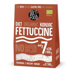 MAKARON (KONJAC) FETTUCCINE BEZGLUTENOWY BIO 385 g (300 g) - DIET-FOOD