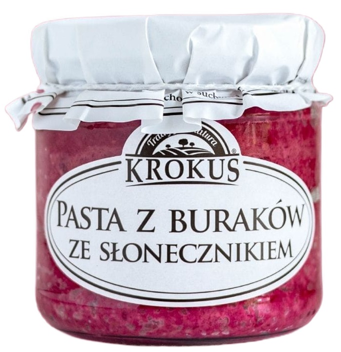 Pasta z buraków ze słonecznikiem bezglutenowa 180 g