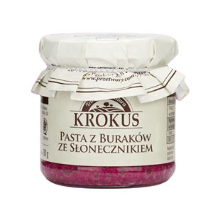 PASTA Z BURAKÓW ZE SŁONECZNIKIEM BEZGLUTENOWA 180 g - KROKUS