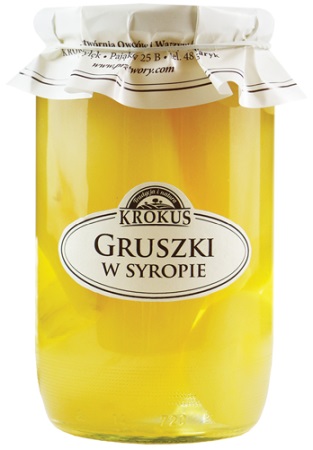 Gruszki w syropie 720 g (360 g)