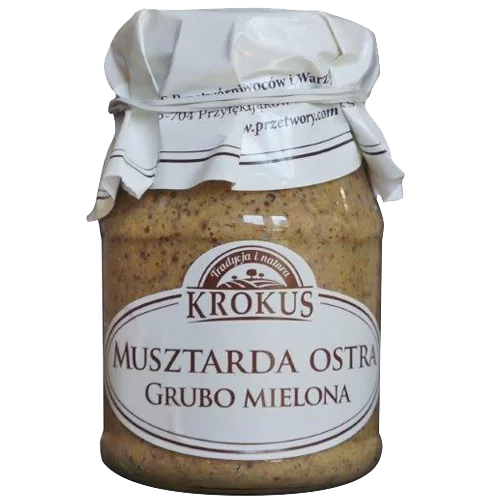 Musztarda ostra grubo mielona 185 g