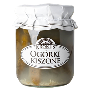 OGÓRKI KISZONE BEZGLUTENOWE 480 g (280 g) - KROKUS