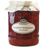 KOMPOT WIŚNIOWY 700 g (320 g) - KROKUS