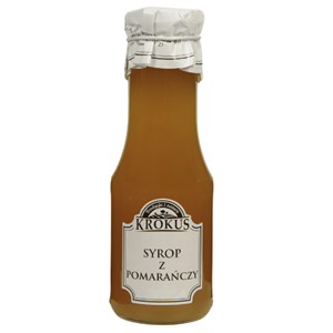 SYROP POMARAŃCZOWY BEZGLUTENOWY 355 g (280 ml) - KROKUS