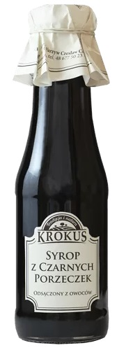 Syrop z czarnej porzeczki bezglutenowy 355 g (280 ml)