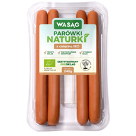 PARÓWKI Z CIELĘCINĄ BIO 240 g - WASĄG (Z PÓŁKI)