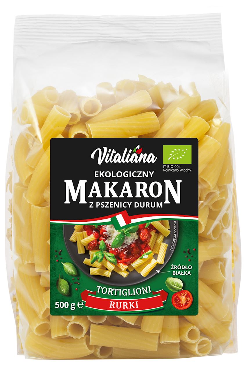 Makaron (semolinowy) tortiglioni bio 500 g