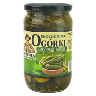 OGÓRKI KONSERWOWE KARTUSKIE BIO 670 g (360 g) - OD ZENKA TRADYCYJNIE