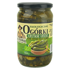 OGÓRKI KONSERWOWE KARTUSKIE BIO 670 g (360 g) - OD ZENKA TRADYCYJNIE