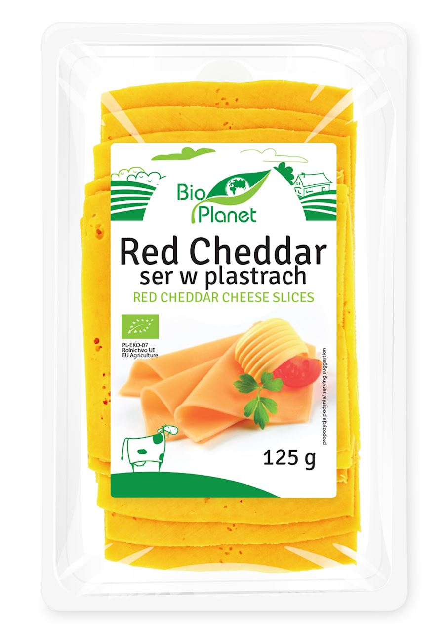 Ser red cheddar plastry bio 125 g