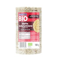 WAFLE KUKURYDZIANE Z SOLĄ MORSKĄ BIO 100 g - NATURAVENA