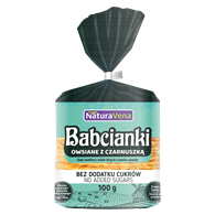 BABCIANKI OWSIANE Z CZARNUSZKĄ BEZ DODATKU CUKRÓW 100 g - NATURAVENA