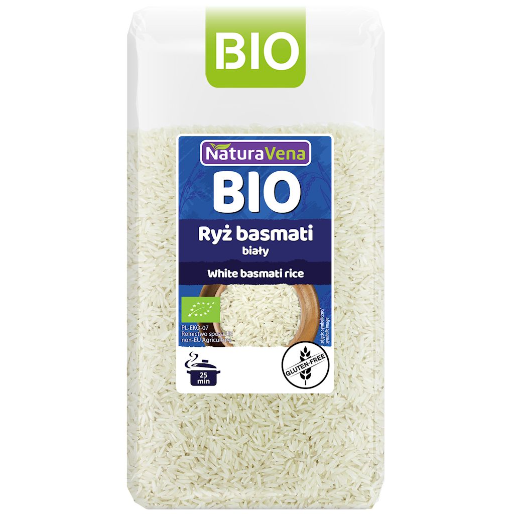 Ryż basmati biały bezglutenowy bio 500 g