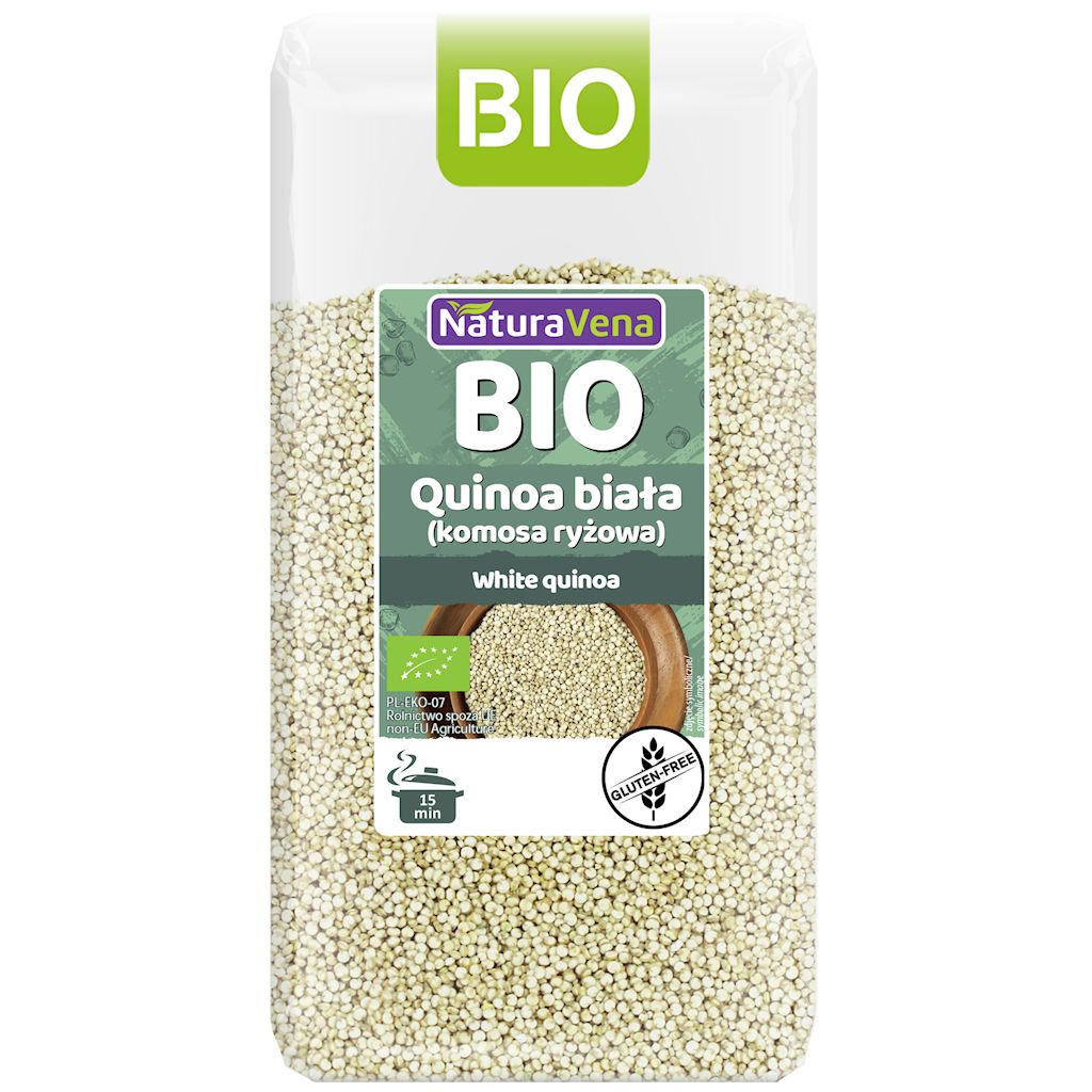 Quinoa biała (komosa ryżowa) bezglutenowa bio 450 g
