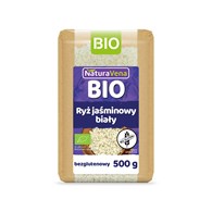 RYŻ JAŚMINOWY BIAŁY BEZGLUTENOWY BIO 500 g - NATURAVENA