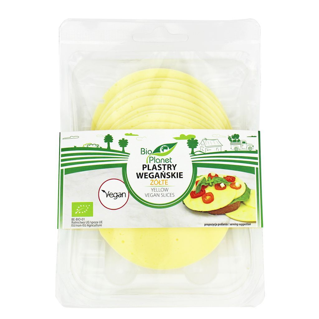 Plastry wegańskie żółte bio 160 g