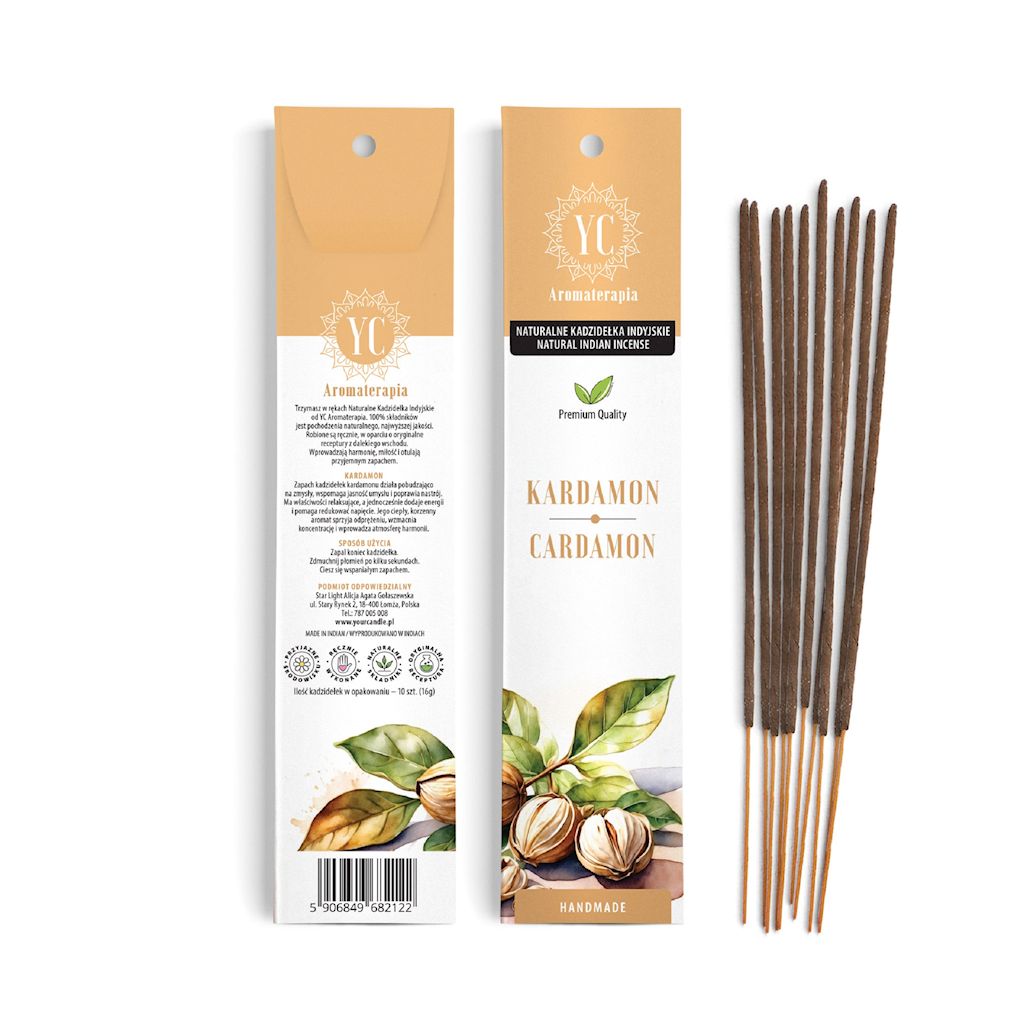 Kadzidełka indyjskie kardamon (10 szt.) 16 g