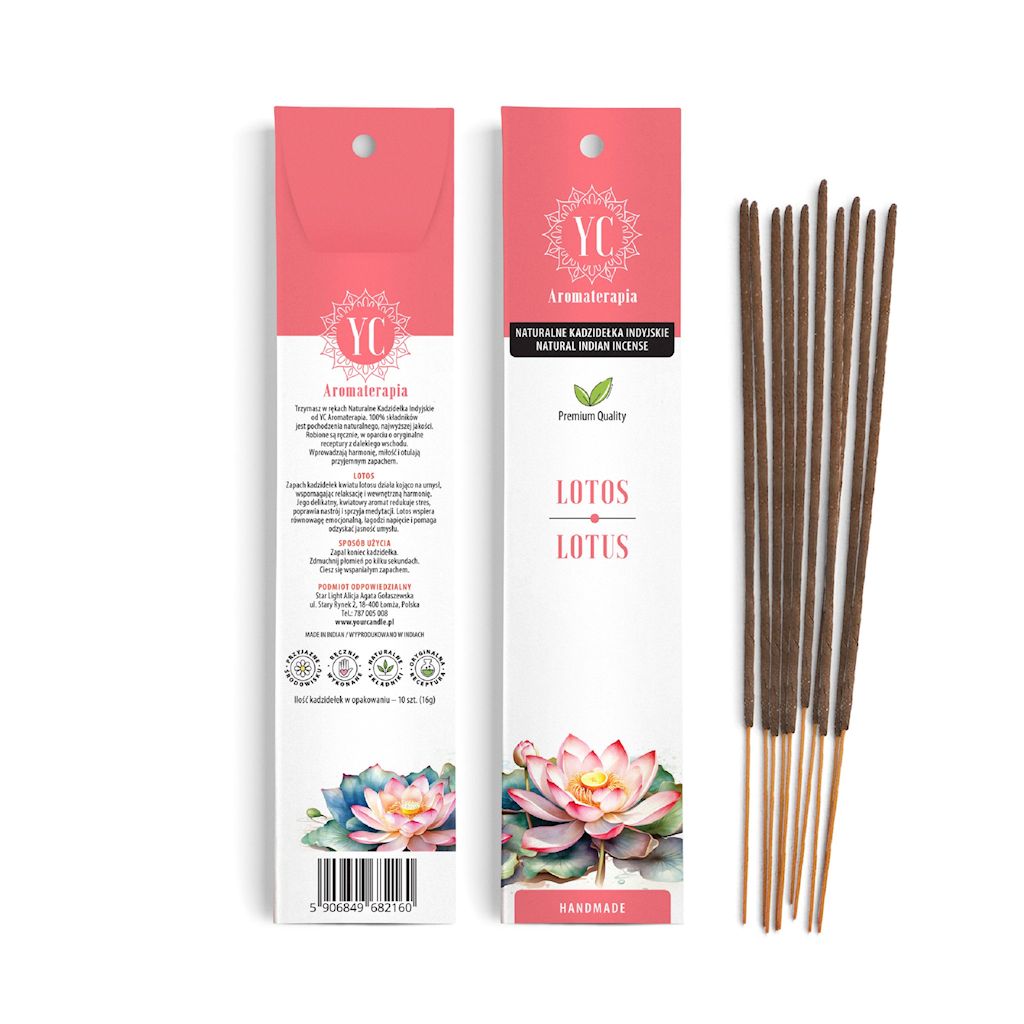 Kadzidełka indyjskie lotos (10 szt.) 16 g