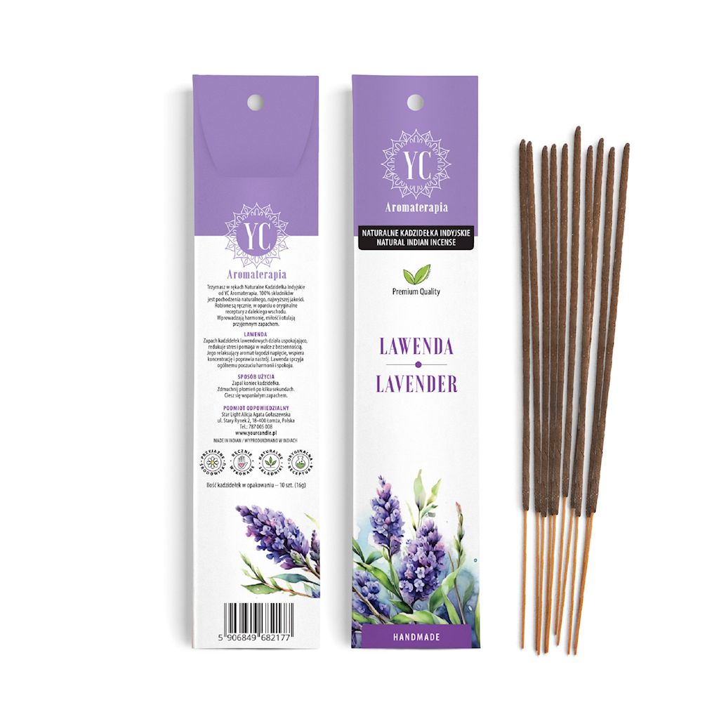 Kadzidełka indyjskie lawenda (10 szt.) 16 g