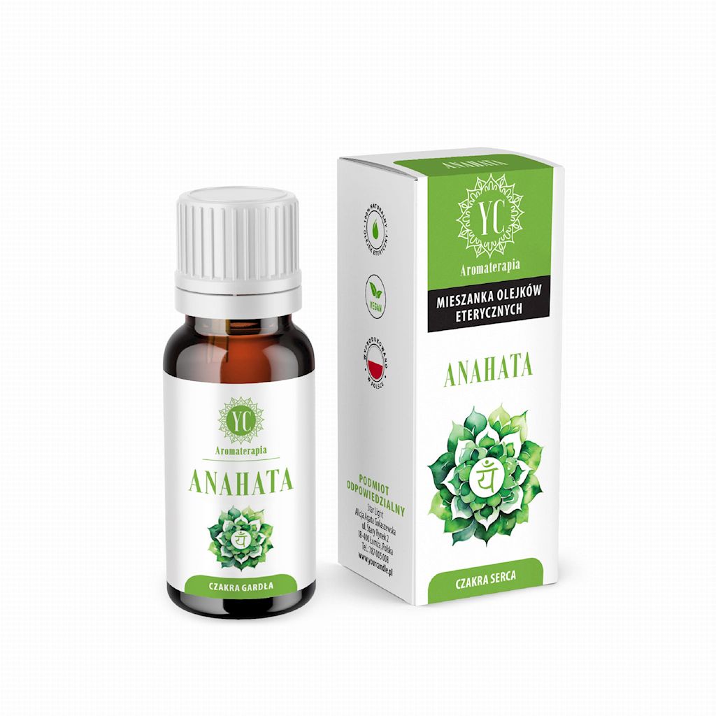 Olejek eteryczny mix czakra serca anahata 10 ml