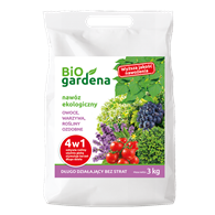 NAWÓZ DO OWOCÓW, WARZYW, ROŚLIN OZDOBNYCH 4w1 ECO 3 kg - BIOGARDENA