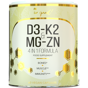 WITAMINA K2 + D3 + MAGNEZ + CYNK 60 KAPSUŁEK - SO GOOD!