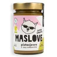 KREM PISTACJOWY Z SOLĄ HIMALAJSKĄ SUPER SMOOTH BEZGLUTENOWY 290 g - MASLOVE