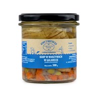 KARP W WARZYWACH W GALARECIE BEZGLUTENOWY 300 g - SMOLIN FISH (NA ZAMÓWIENIE)