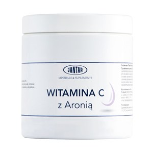 WITAMINA C Z ARONIĄ W PROSZKU (1000 mg) 500 g - JANTAR