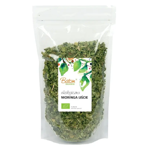 HERBATKA LIŚĆ MORINGI BIO 100 g - BATOM