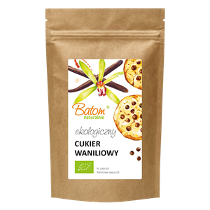CUKIER WANILIOWY BIO 100 g - BATOM
