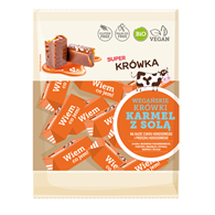 KRÓWKI SŁONY KARMEL BEZMLECZNE BEZGLUTENOWE BIO 150 g - ME GUSTO (SUPER KRÓWKA)