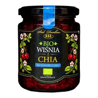 WIŚNIA Z CHIA BEZ DODATKU CUKRÓW BIO 240 g - SAD DANKÓW