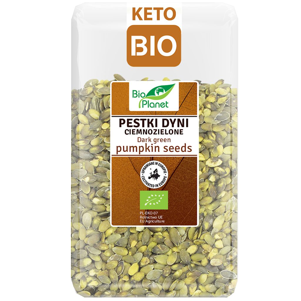 Pestki dyni ciemnozielone (uprawiane w europie) bio 1 kg