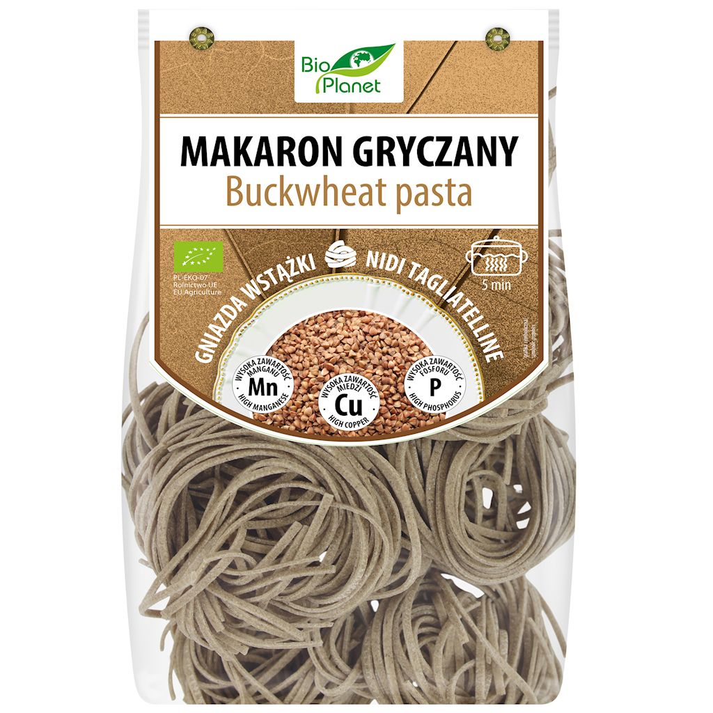 Makaron (gryczany) gniazda wstążki bio 250 g