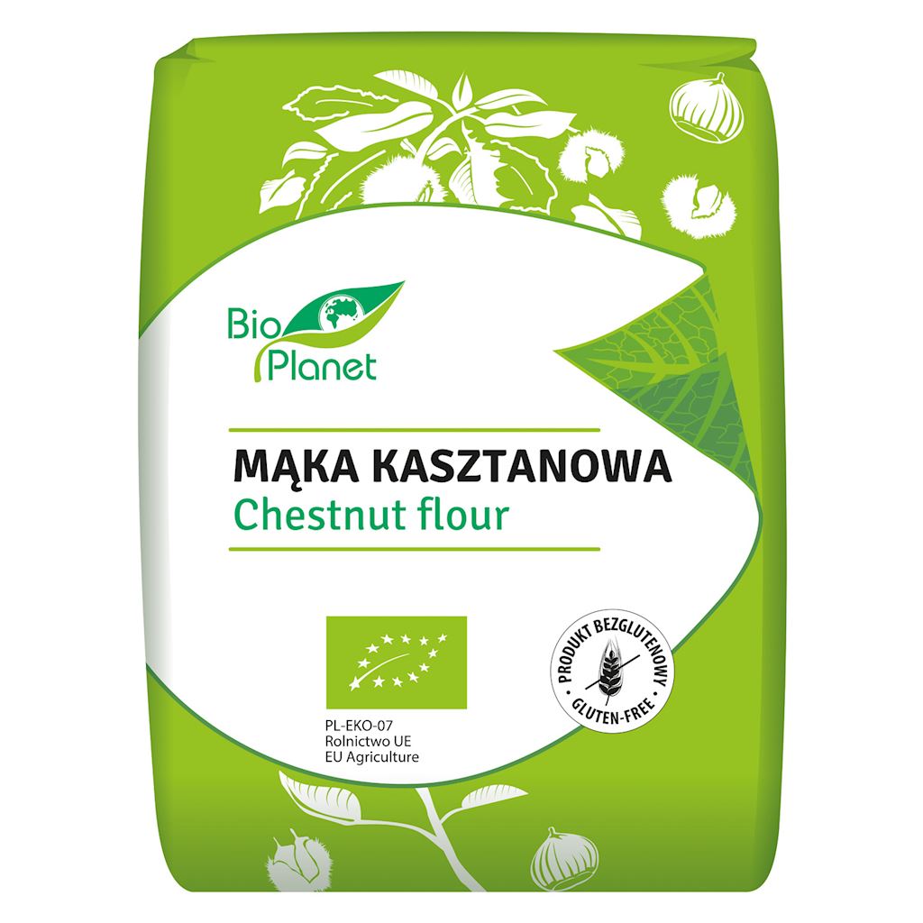 Mąka kasztanowa bezglutenowa bio 700 g